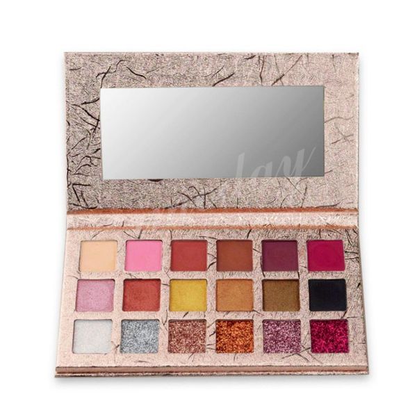 

18 colors diamond glitter eyeshadow palette makeup cosmetics metallic pigmented eye shadow make up palette
