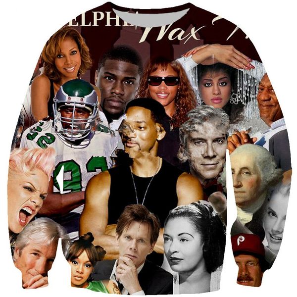 

новая мода свежий принц прохладный толстовка толстовки мужчины женщины 3d печати горячий стиль уличная одежда рукав одежда b63, Black