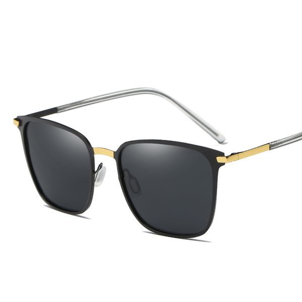

jozqa z7659 sunglasses women polarized men's sunglasses fashion driving men coating mirror female eyewears accessories, White;black