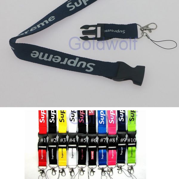 

Fashion Nylon Phone Lanyard Strap Keychain Phone Keys MP3 Camera IDs Badge Holder Detachable Buckle Free DHL