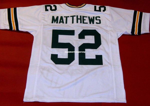 

retro #52 clay matthews custom mitchell & ness jersey white mens stitching s-5xl,6xl football jerseys running, Black;blue