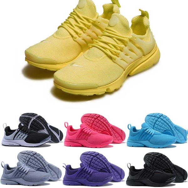 

2018 Presto Air Chaussures кроссовки мужские женские BR QS Prestos Fly белый черный красный желтый Ore