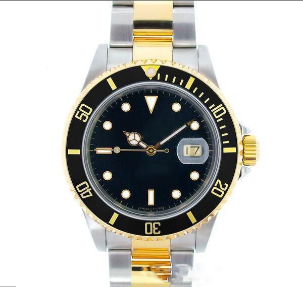 

2018 luxury ceramic bezel new luxury watch automatic men's stainless steel date wrist mechanical automatic watch mens watc, Slivery;brown