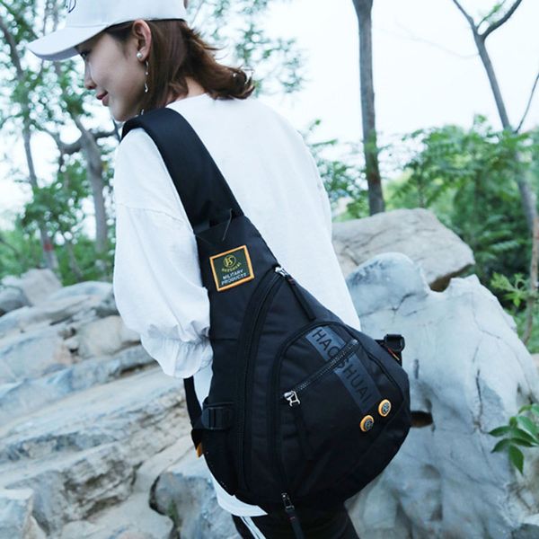 

waterproof oxford men single shoulder cross body bag travel sling rucksack chest back pack messenger bags
