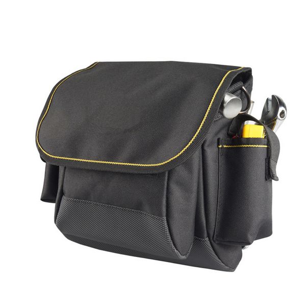 

thicken oxford multi funtional hardware toolkit shoulder strap tool bag backpack black color