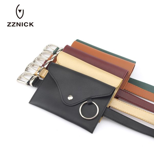 

zznick women waist packs bag fashion women belt waist bag female phone pouch small bags pu leather ladies fanny packs