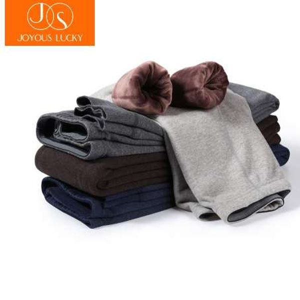

joyous lucky thermal underwear for men thermos pants male wool cotton thicken underwear trousers men's winter warm pants, Black;white