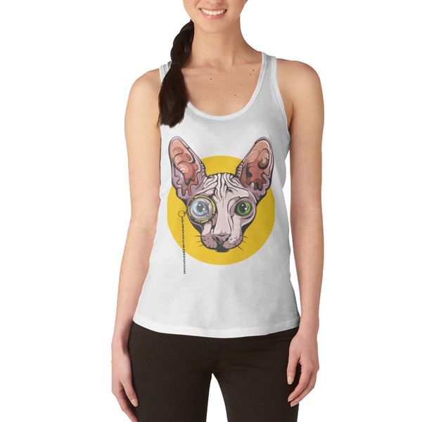 

sexemara 2018 new punk harajuku cartoon fashion women vests fitness white casual lady u-neck summer tank top