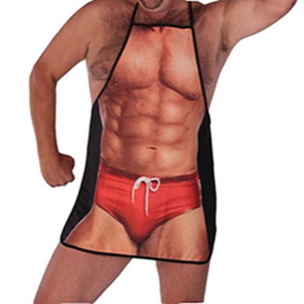 

1pcs 60*45cm waterproof funny novelty bbq party cleanning apron woman apron for men kitchen
