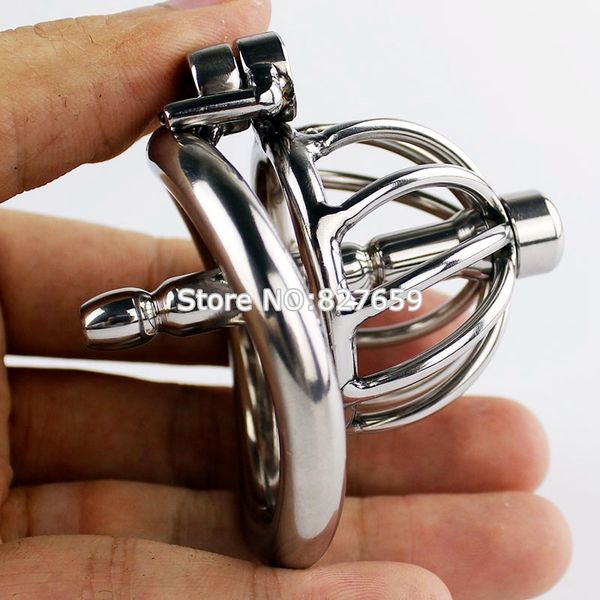 

new lock chastity design toys lock steel super small size male cage virginity chastity stainless device y18110302 game wdlwa