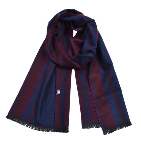 

brand winter men warm scarfs 2018 new double fine striped scarves cashmere male casual offical fashion cozy tassel scarf ing, Blue;gray