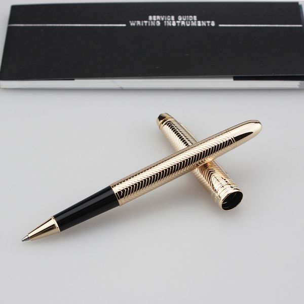 

18k gold Pens mans luxury design Rollerball penne PIX school office supplies gift Stationery set