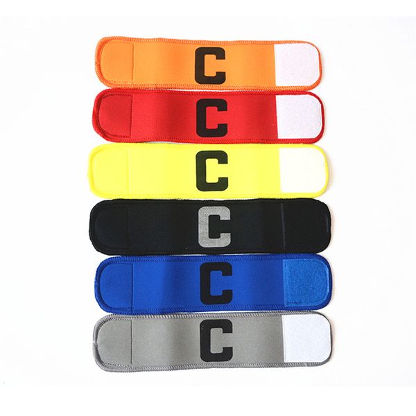 

32.5*7.5cm adjustable player soccer skippers arm band leader competition football captain armband professional sports stick
