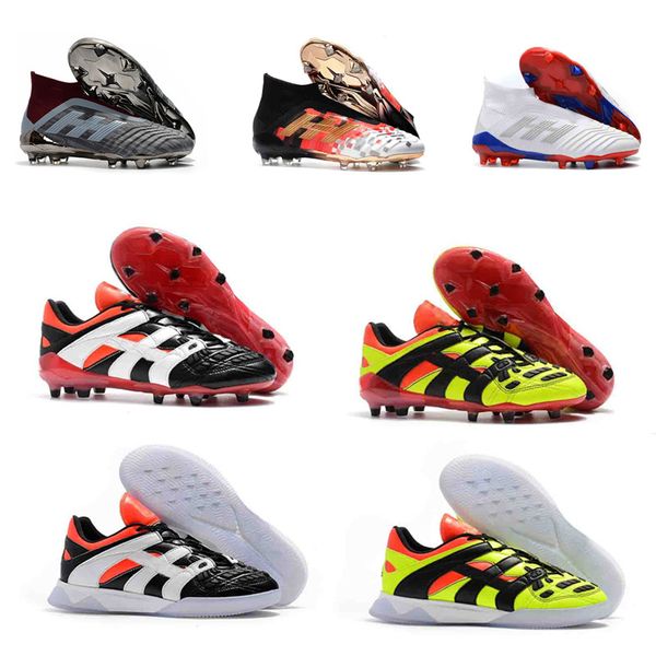

original 35-45 predator 18+x pogba fg accelerator electricity predator x19+ x99 soccer shoes 302 redirect pack mens football boots