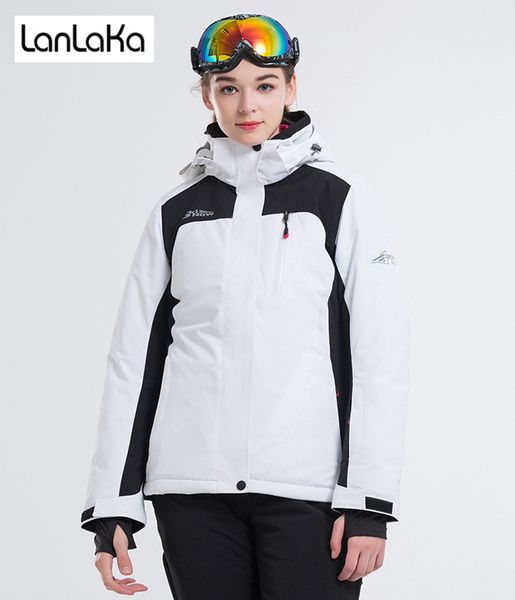 

lanlaka 2018 new brand ski jacket women waterproof jacket high-quality jackets warm 6 color optional ski jackets female