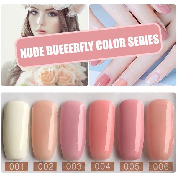 

mizhse 7ml gel nail polish nude gel varnishes set long-lasting nagellak esmalte para unha acrylic nail paints set gellak uv, Red;pink