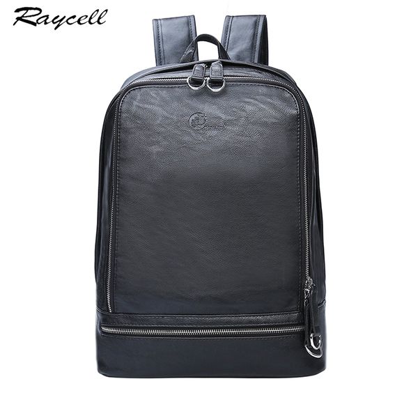

genuine leather men backpack design waterproof 15.6 inch lapmen business backpacks for casual bag