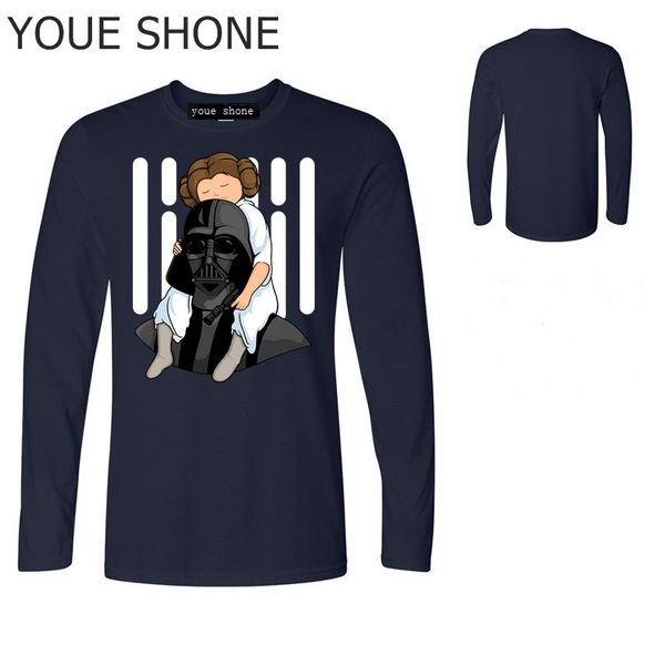 

men long sleeve club dad tee number one dad men's t shirt darth vader guys new arrival simple tshirts printed t-shirt polo t-shirts, White;black