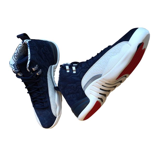 

Men Jumpman 12 12s basketball shoes International Flight OVO Black white mens sneakers XI CP3 Flu Game trainers Sport Shoes Size US 7-13