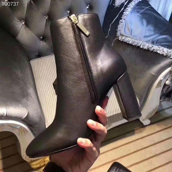 

2018 жарко! Женские роскошные ботильоны, дизайнерские женские ранние осень повседн