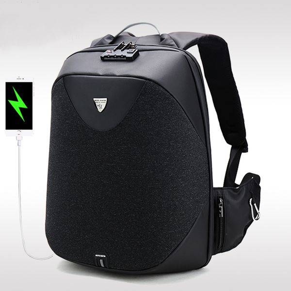 

new anti-theft 15.6 lapmen bag school password lock backpack waterproof casual business travel male backpacks