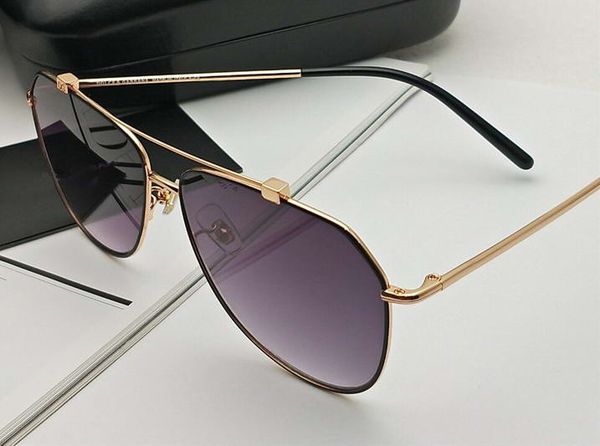 

2190 black/gold pilot sunglasses gafa de sol sonnenbrille mens luxury designer sunglasses glasses new with box, White;black