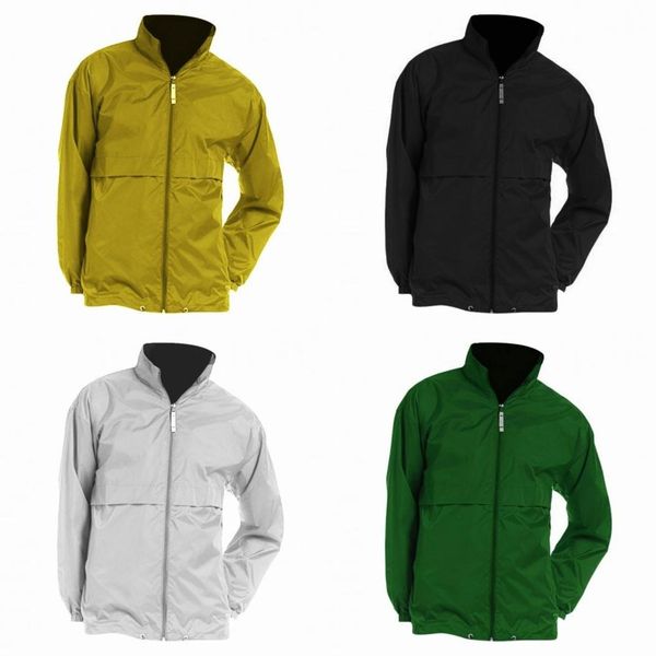 

mens air lightweight windproof, showerproof & water repellent jacket, Black;brown