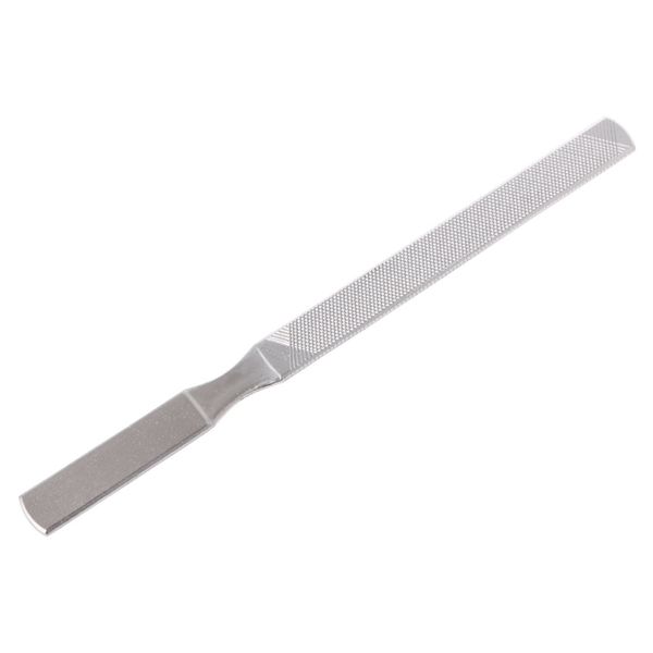 

1 c fashion stainless steel metal file manicure tool nail art dual sided pedicure new