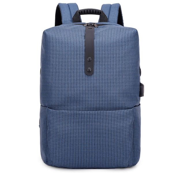 

stylish stripe business lapbackpack with usb port