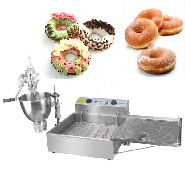 

300pc h heavy duty manual cake donut doughnut hole maker making machine with 110v 220v electric fryer llfa