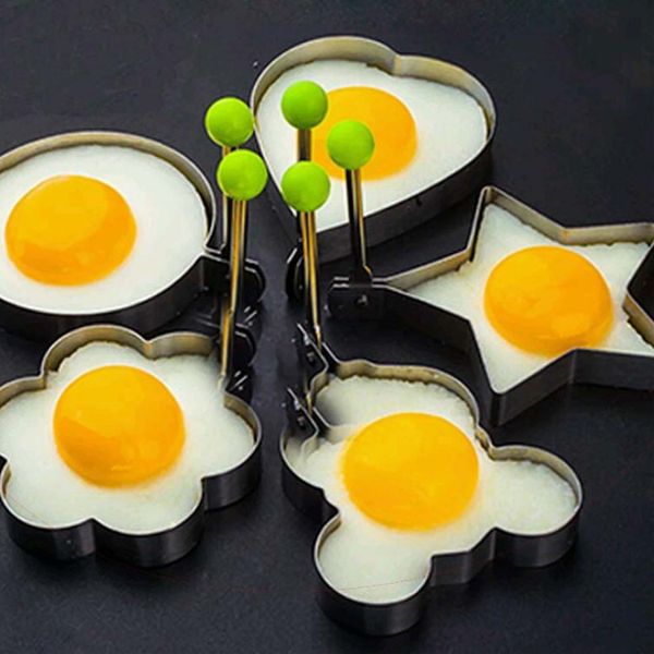 

stainless steel fried egg pancake rings mould mold tools shaper pancake egg mould mold kitchen fried egg cooking tools