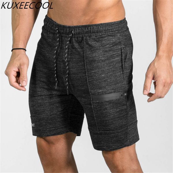 

2018 summer new brand shorts men bodybuilding shorts golds, White;black