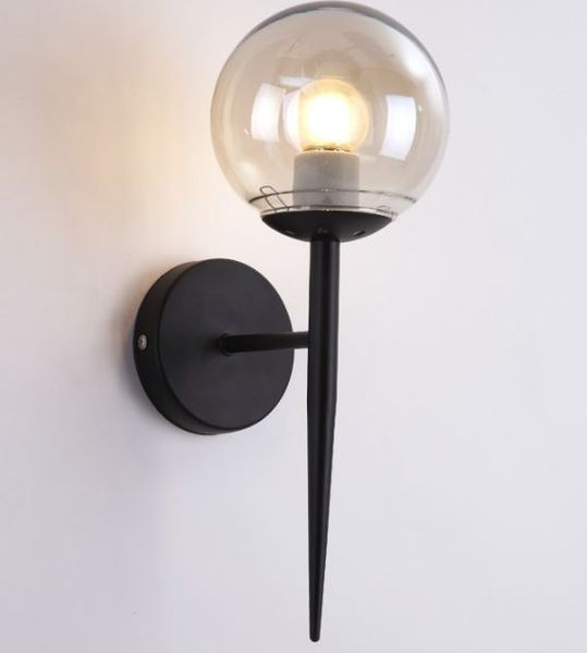 

modern wall lamp glass ball wall sconces bedroom bedside lamp living room dining room corridor lighting fixtures luminaria wandlamp
