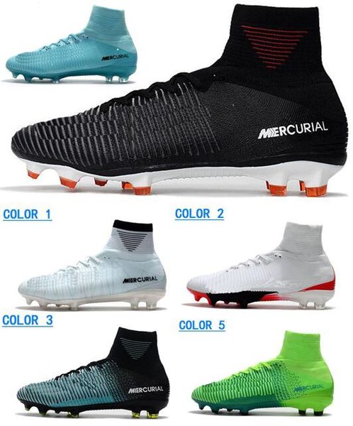 

2018 дешевые мужчины ACC Mercurial Superfly V CR7 FG Криштиану Роналду футбольные бутсы футбольн