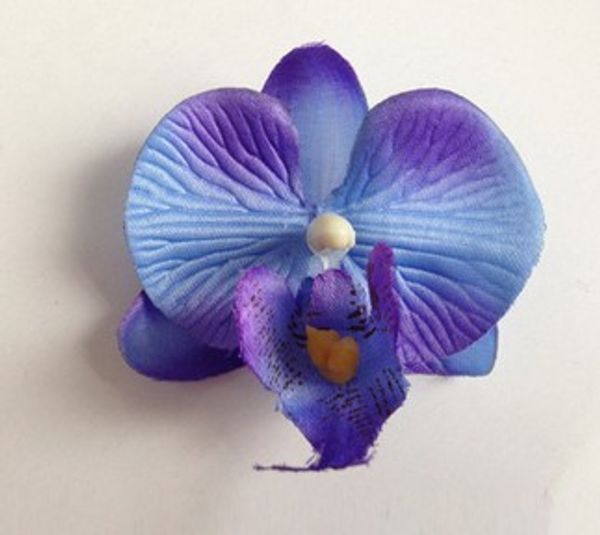 

200pcs 5cm high simulation plant mini butterfly orchid heads bridal wedding decoration diy insert flower head flower