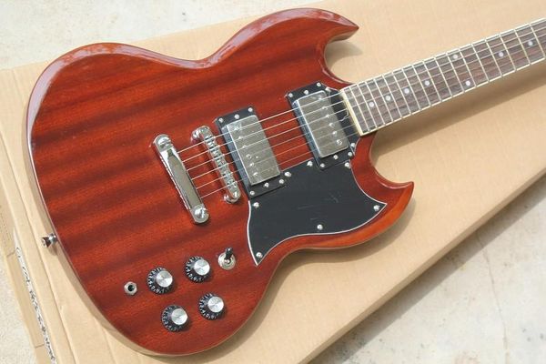 

factory custom shop new reddish brown sg electric guitar 914