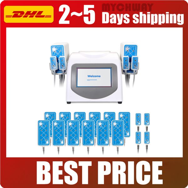 

body slimming laser lllt 16 pads weight loss fat dissolve salon beauty macihine