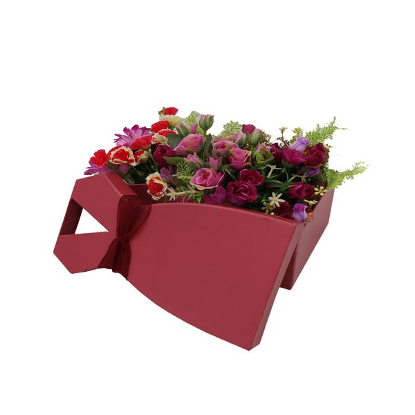 Acheter Mix Et Macth Agi 433 Boîte De Fleurs Avec Couvercle Bonbons Seau De Chocolat Boîtes De Fleurs Barrel Boîte Demballage Cadeau Décorations De