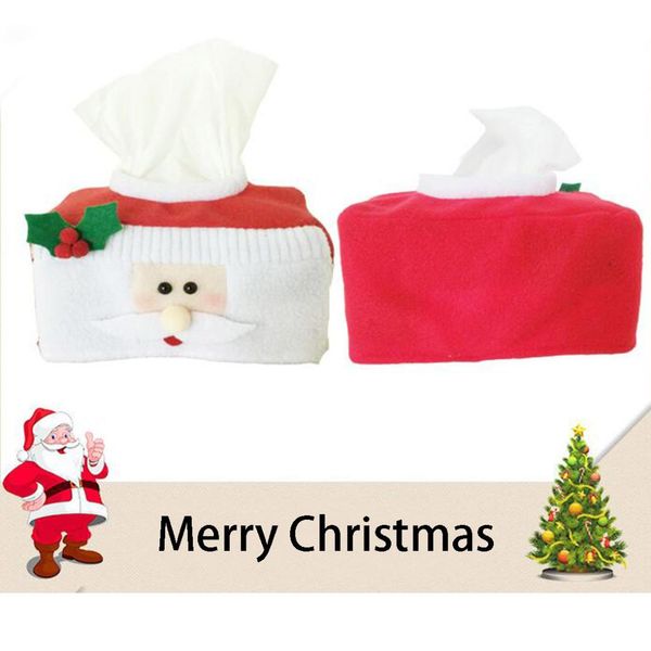 

christmas style santa claus belt felt tissue box case holder home decoration vintage creative napkin holder for paper towels