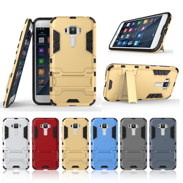 

shockproof rugged armor hybrid hard case kickstand cover for asus zenfone phones
