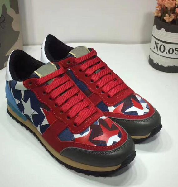 

[Оригинальная Коробка] 2018 Роскошный Дизайнер Rockrunner Sneaker Обувь Высокого Качества Ж