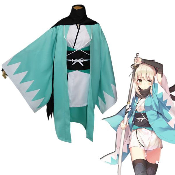 Okita Souji (沖田総司) (Sakura Saber) | Fate/Grand Order (フェイト/グランドオーダー) | Anime game Minecraft Skin