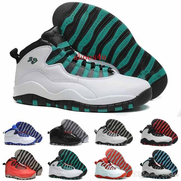 

2017 men basketball shoes sneakers 10 paris nyc chi rio la hornets city pack vivid pink 10s x sports shoes us 8.0-13 with box