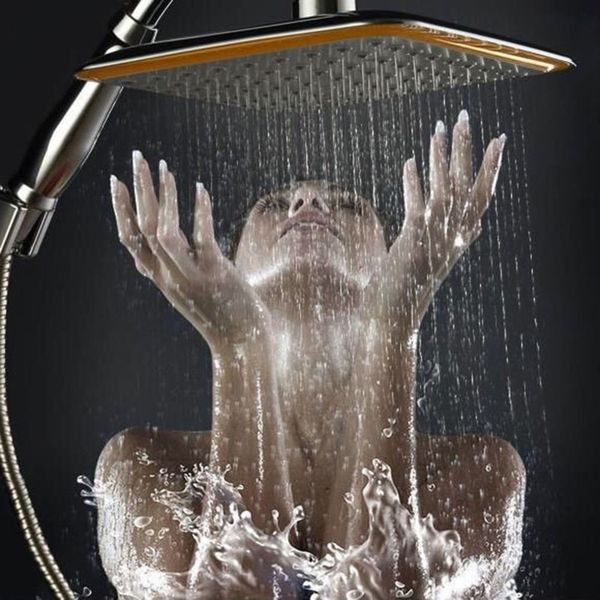 

bathroom square rainfall shower head rainfall sprayer durable bath sprinkler