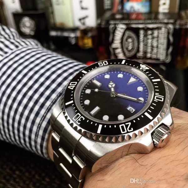 

Роскошные Мужские Часы SEA-DWELLER Керамическая рамка 44 мм Stanless Steel 116660 Автоматическая