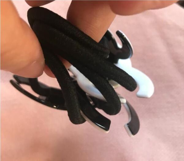 2019 Classic White And Black Logo Pattern Accessories For Ladys