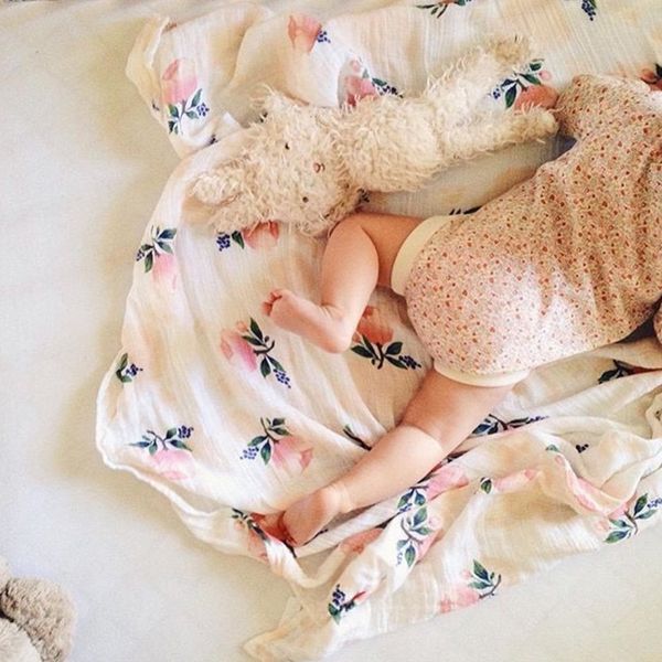 

rose 70% bamboo cotton baby swaddle muslin blankets newborn blankets ins gauze infant wrap sleepsack swaddleme bath towel