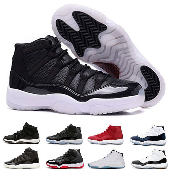 

Air Jordan 11 Retro Nike AJ11 11s ночной спорт красный Баскетбольная обувь Порожденный пробел Д