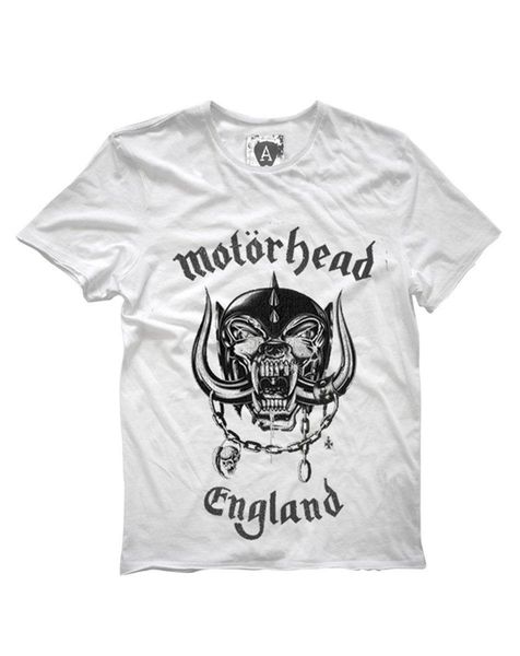 camiseta motorhead blanca