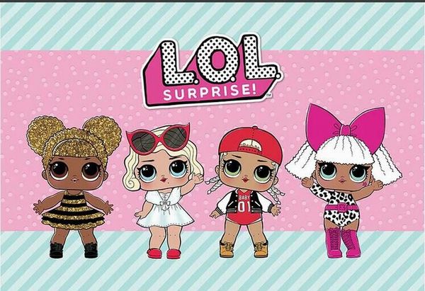 

Lol Doll Girl Birhtday Photography Studio Backdrop Background